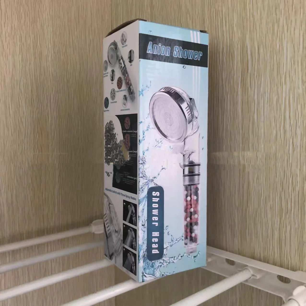 Household Turbine Tricolor Filter Ball Supercharged Shower - www.Shopthatapp.com