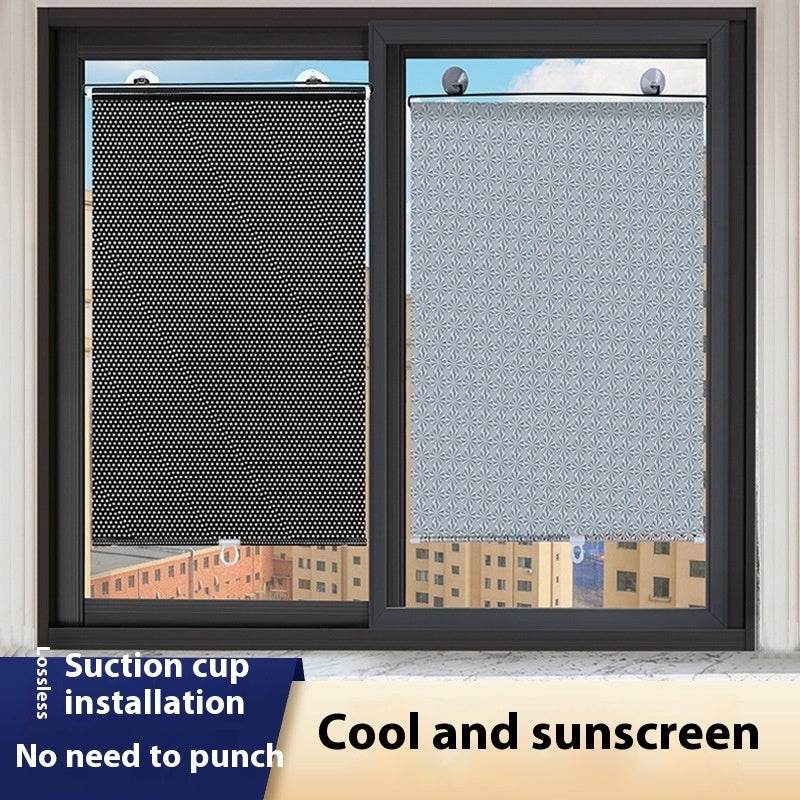 Household Window Sun Protection Punch-free Shading Balcony Shutter - www.Shopthatapp.com #