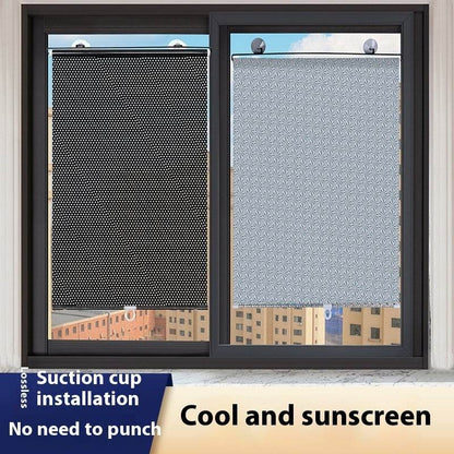 Household Window Sun Protection Punch-free Shading Balcony Shutter - www.Shopthatapp.com #