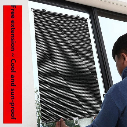 Household Window Sun Protection Punch-free Shading Balcony Shutter - www.Shopthatapp.com #