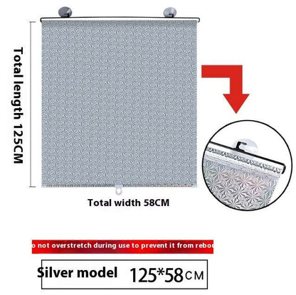 Household Window Sun Protection Punch-free Shading Balcony Shutter - www.Shopthatapp.com #