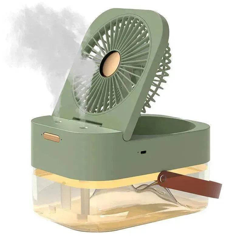 Humidifier Spray Fan Portable Fan Air Cooler Air Humidifier USB Fan Desktop Fan With Night Light For Summer Home Appliance - www.Shopthatapp.com #