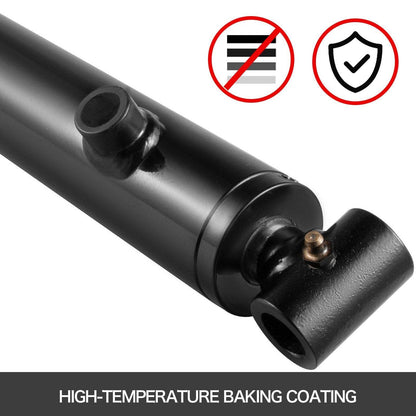 Hydraulic Cylinder 2 Bore 36 Stroke Hydraulic Ram Cylinder 3000psi Hydraulic Cylinders Welded Double Acting Cross Tube SAE6 Port Hydraulic Lifting Cylinder - www.Shopthatapp.com #