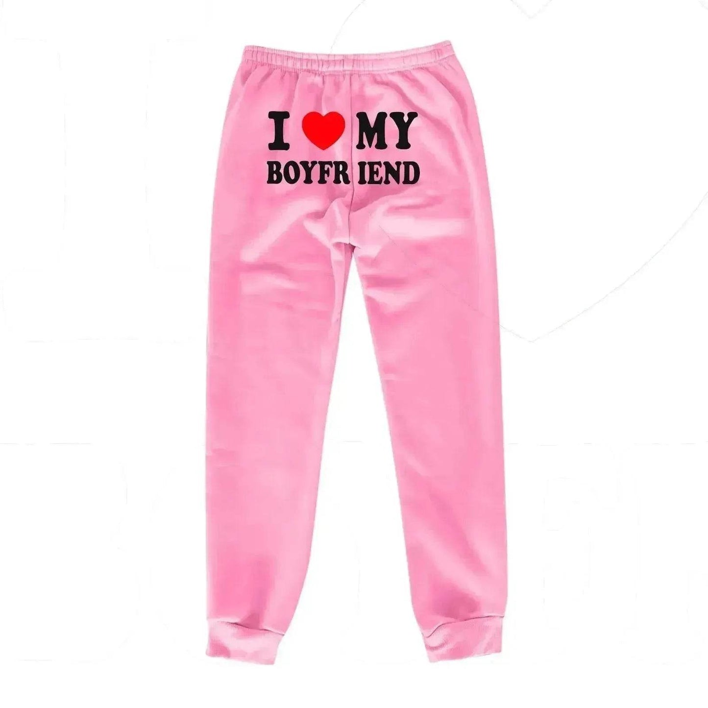 I Love MY BOYFRIEND Printed Trousers Casual Sweatpants Men And Women Sports Pants - www.Shopthatapp.com #