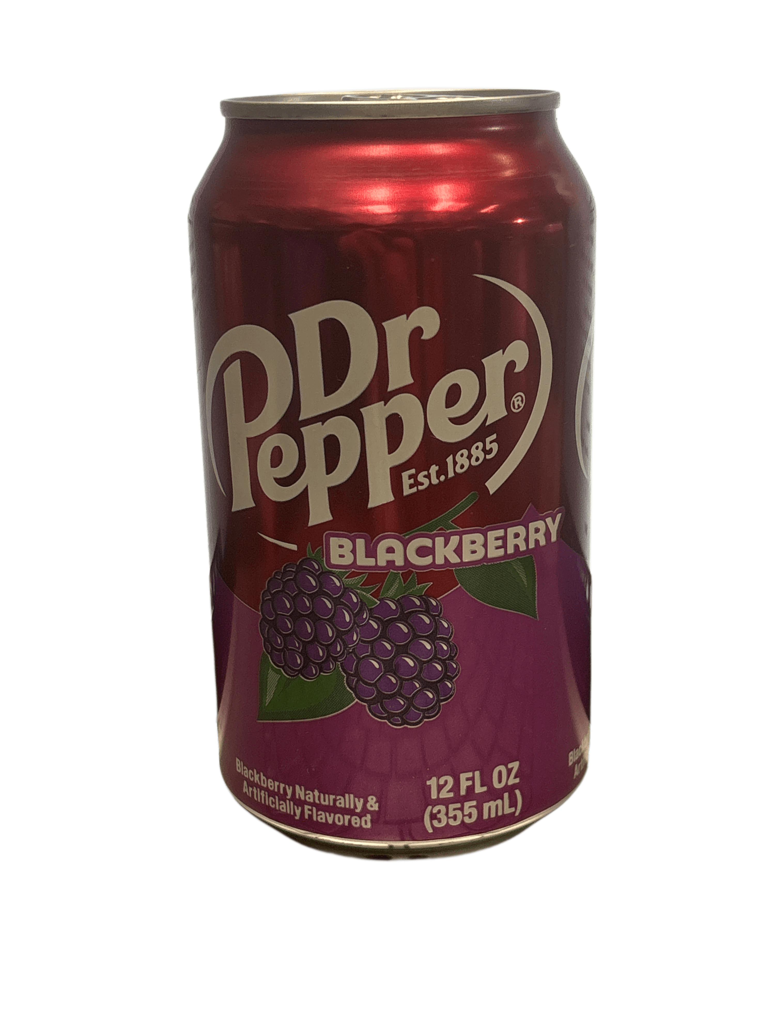 Dr. Pepper Blackberry Soda Can 355ML - U.S Edition - www.Shopthatapp.com
