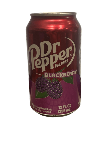 Dr. Pepper Blackberry Soda Can 355ML - U.S Edition - www.Shopthatapp.com