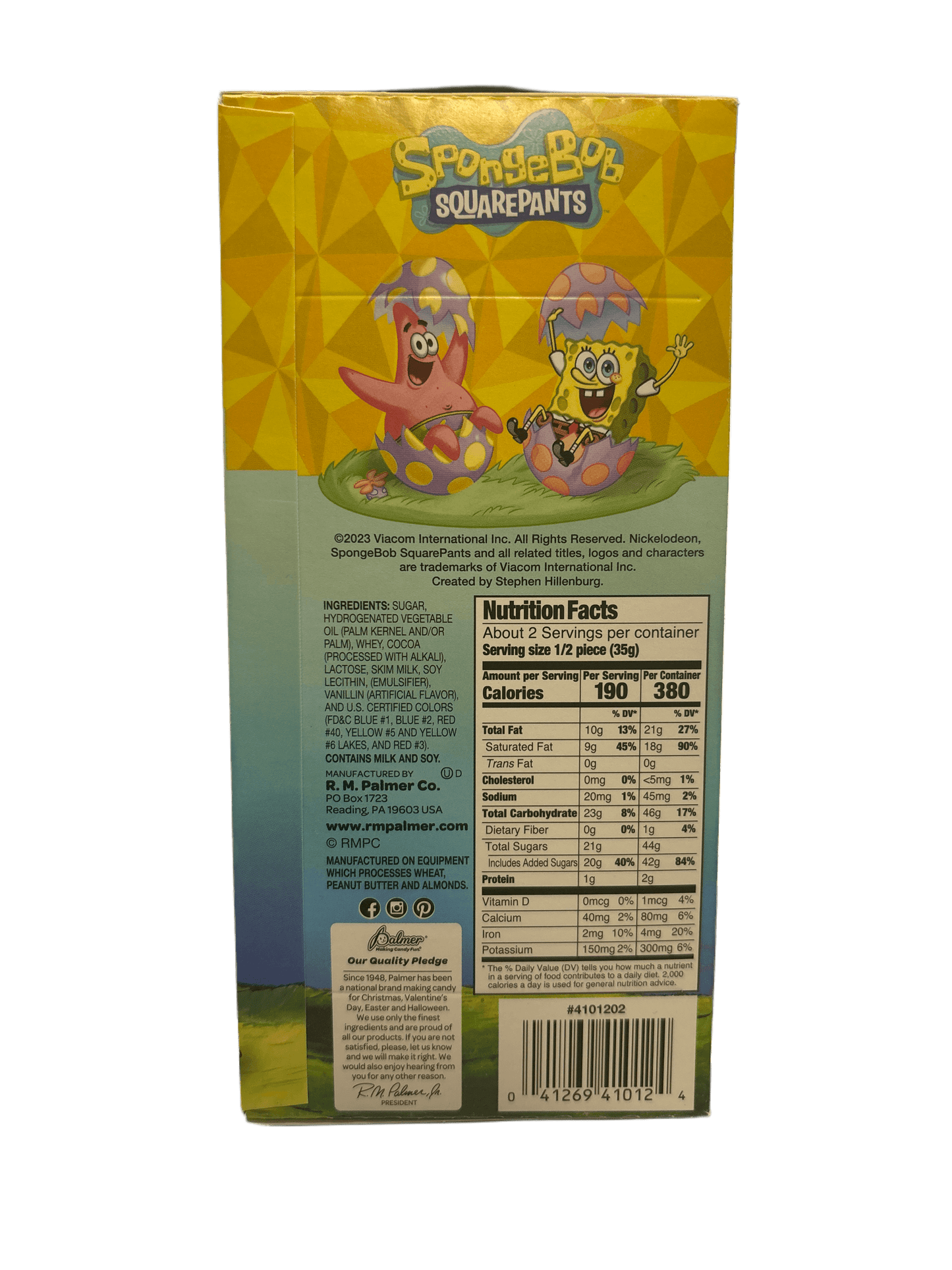 Spongebob Squarepants Chocolate Candy Happy Easter - U.S Edition - www.Shopthatapp.com