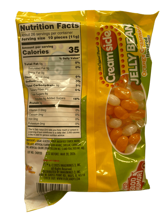 Orange Creamsicle Jelly Beans 10OZ - U.S Edition - www.Shopthatapp.com