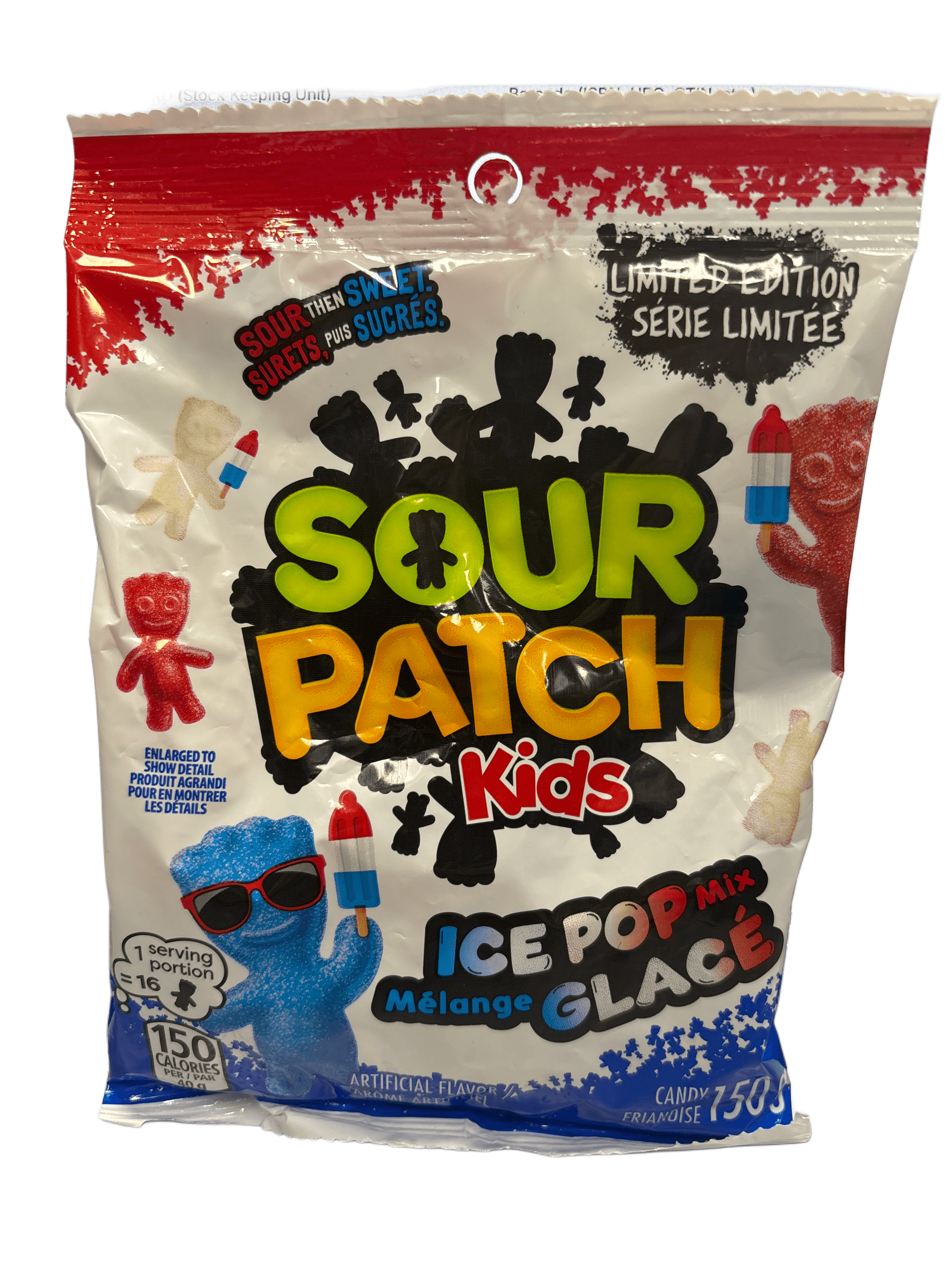 Sour Patch Kids Ice Pop 150G limited Edition - Canadian Edition - www.Shopthatapp.com
