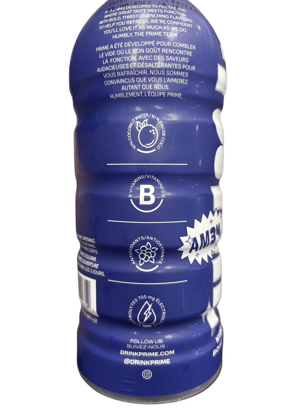 Prime Hydration Auston Matthews Limited Edition 500ML - Canadian Edition - www.Shopthatapp.com