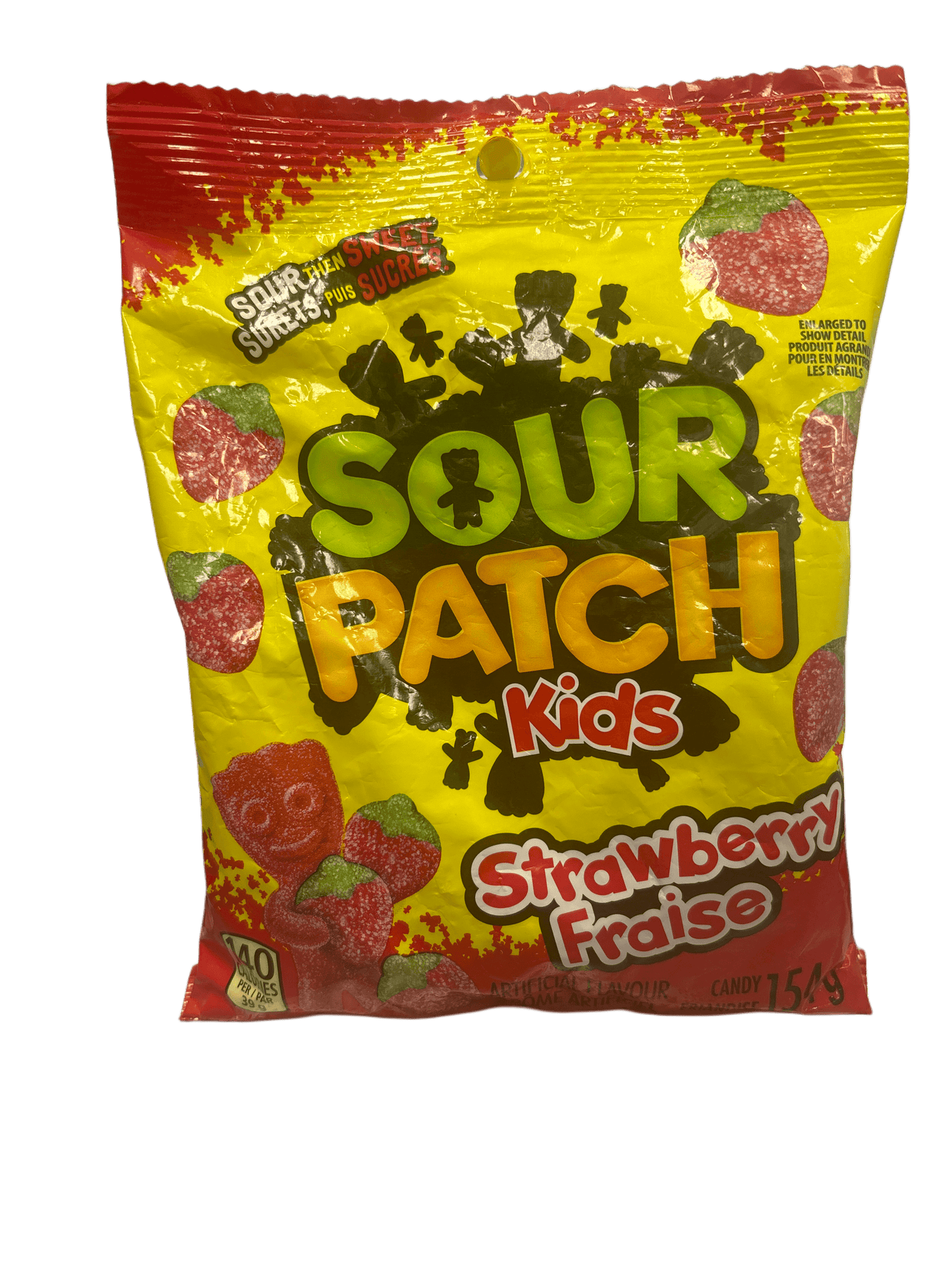 Sour Patch Kids Strawberry Candy Bag 154G - Canadian Edition - www.Shopthatapp.com