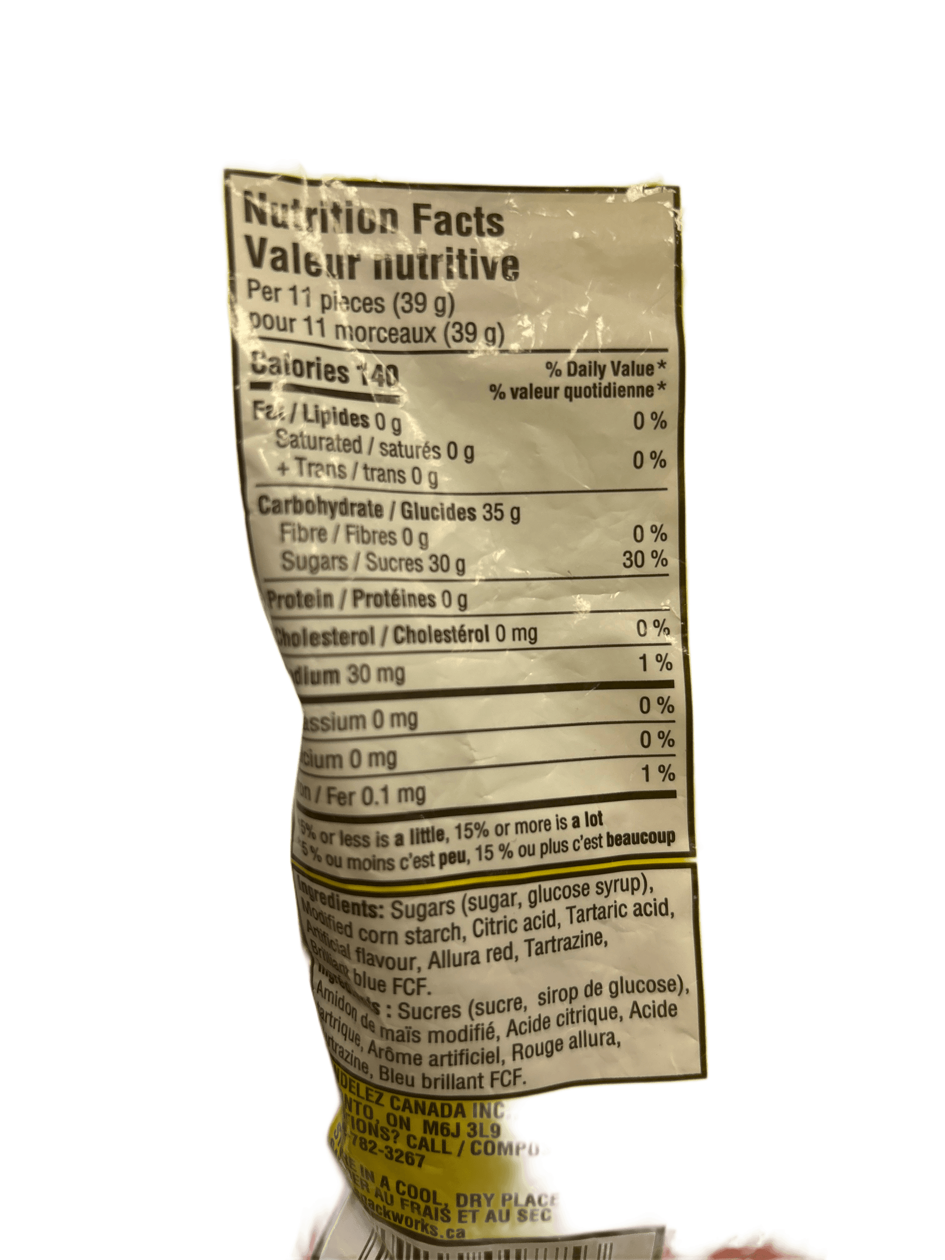 Sour Patch Kids Strawberry Candy Bag 154G - Canadian Edition - www.Shopthatapp.com