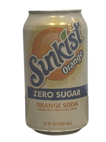 Sunkist Orange Zero Sugar Soda 355ML - U.S Edition - www.Shopthatapp.com