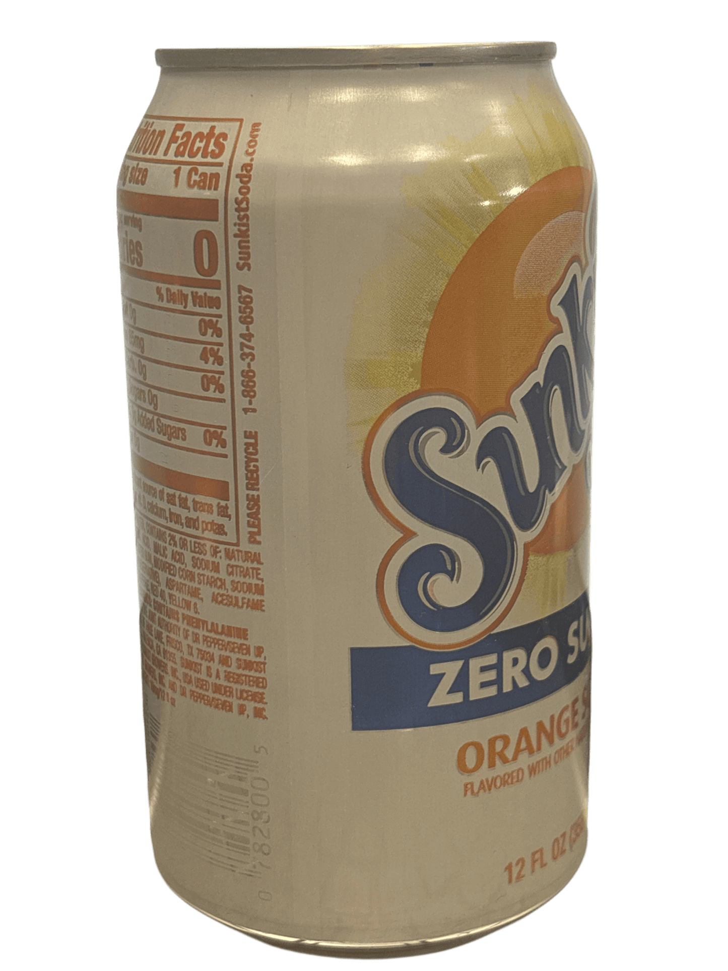 Sunkist Orange Zero Sugar Soda 355ML - U.S Edition - www.Shopthatapp.com