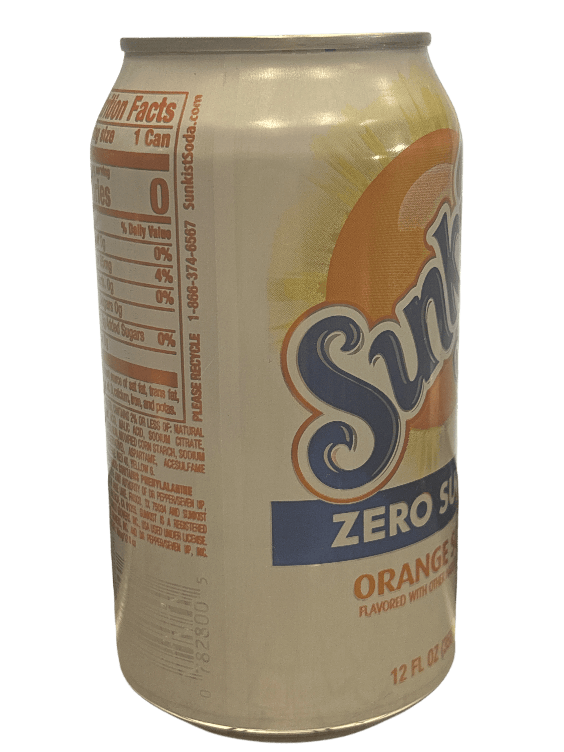 Sunkist Orange Zero Sugar Soda 355ML - U.S Edition - www.Shopthatapp.com