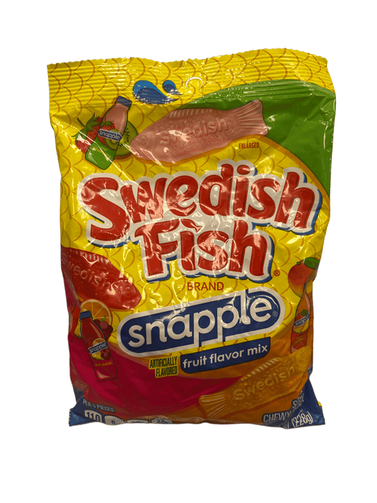 Swedish Fish Snapple Fruit Flavor Mix Candy Bag 228G - U.S Edition - www.Shopthatapp.com