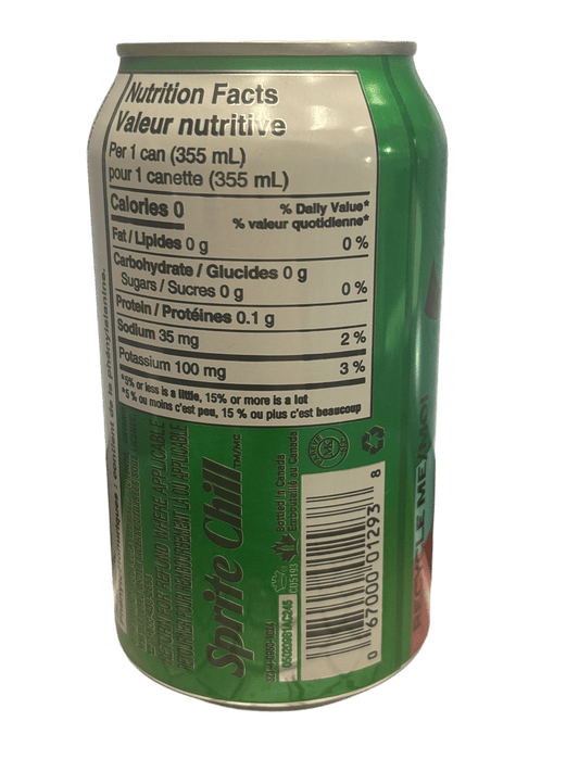 Sprite Chill Zero Sugar Cherry Lime 355ML - Canada Edition - www.Shopthatapp.com