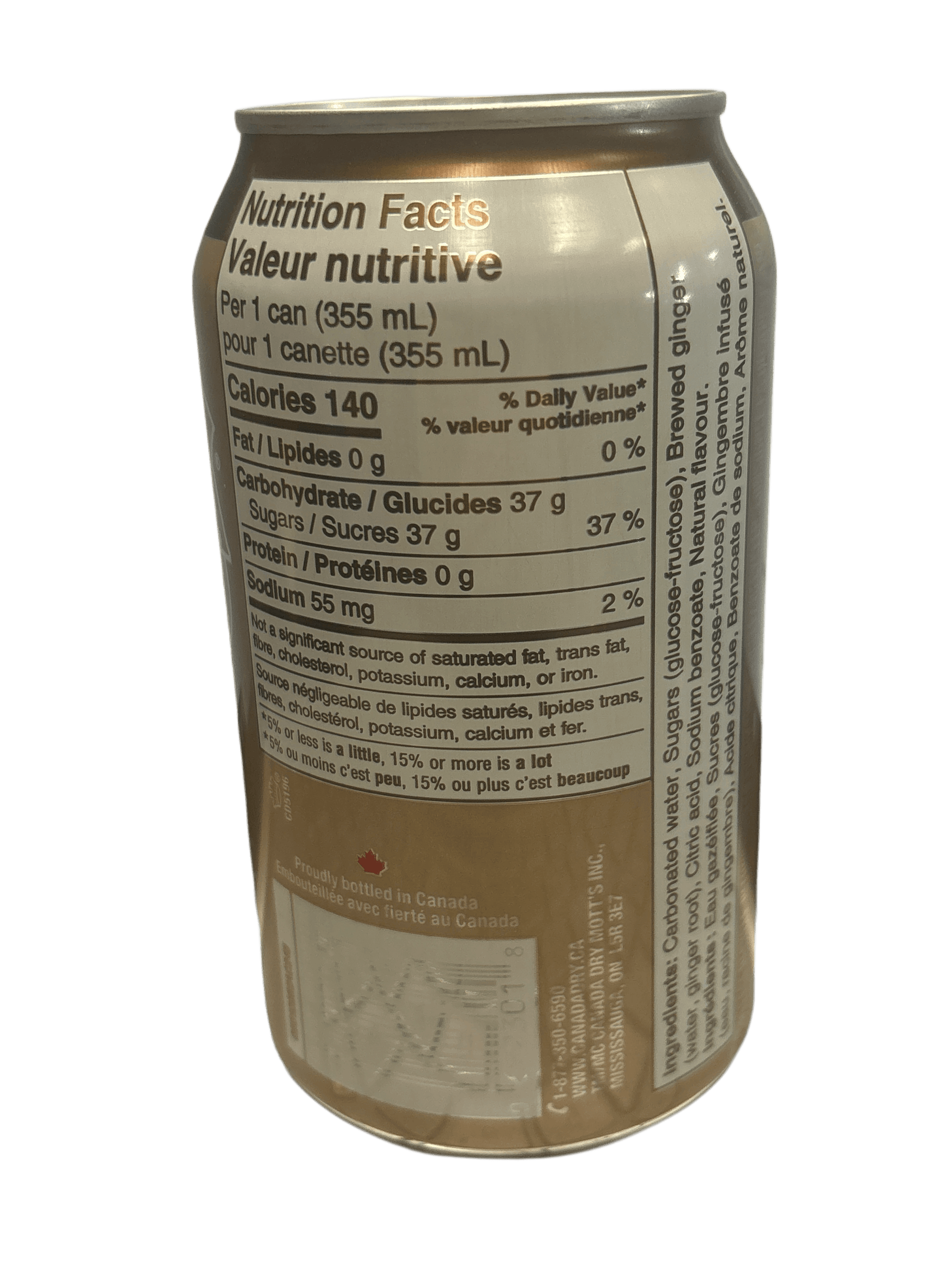 Canada Dry Ginger Beer 355ML - Canada Edition - www.Shopthatapp.com