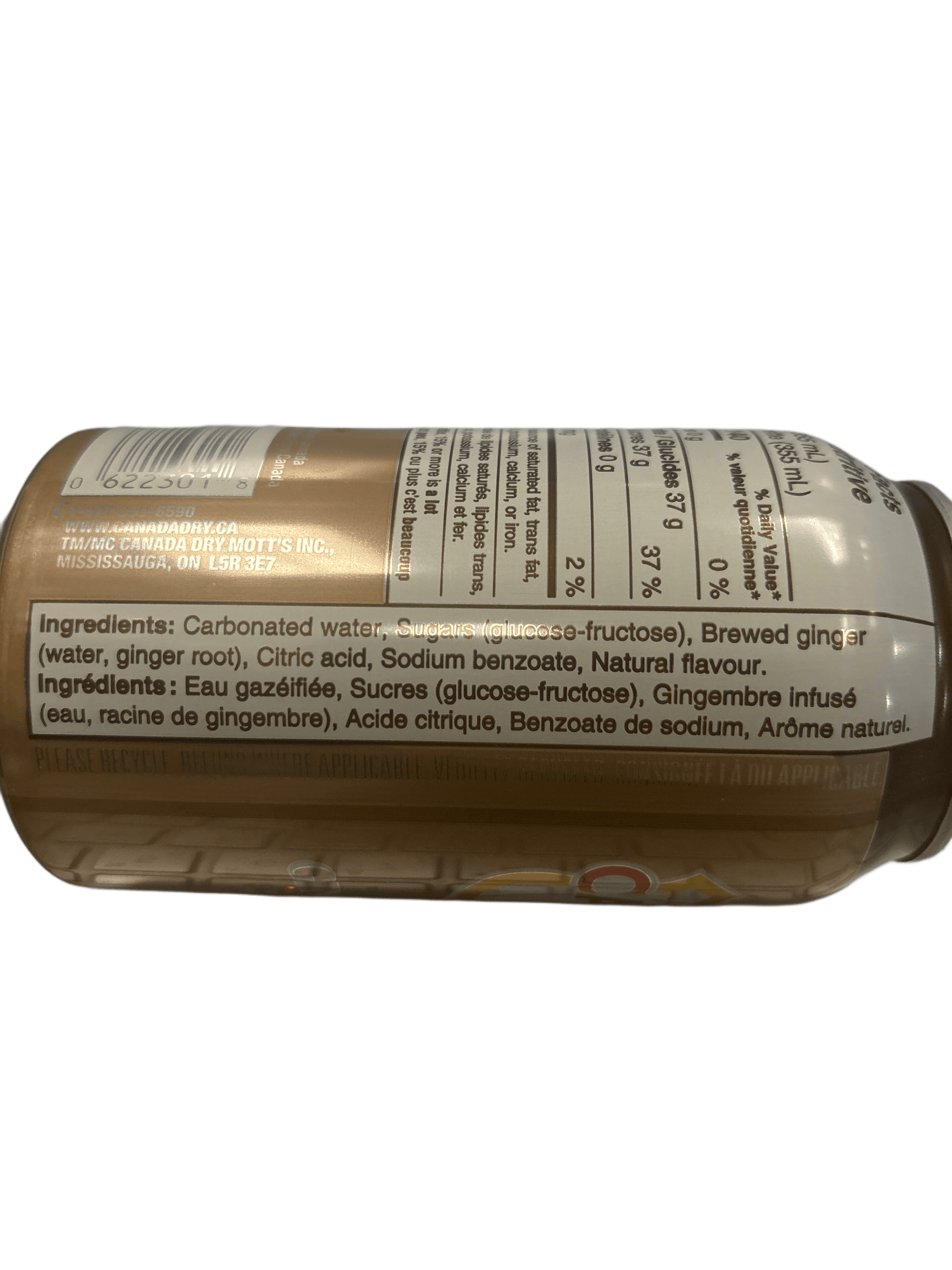 Canada Dry Ginger Beer 355ML - Canada Edition - www.Shopthatapp.com