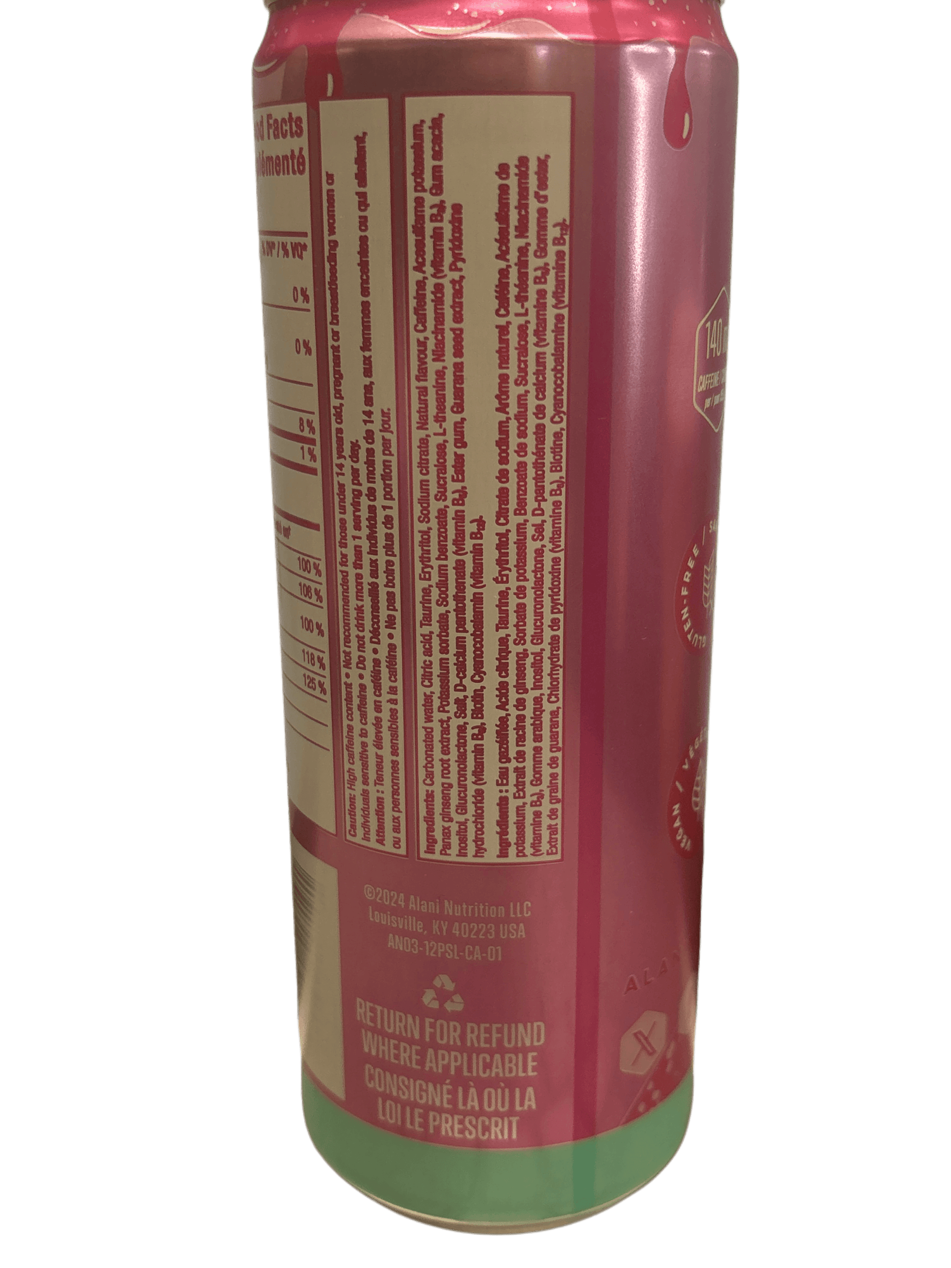 Alani Nu Pink Slush Energy Drink 355ML - Canada Edition - www.Shopthatapp.com