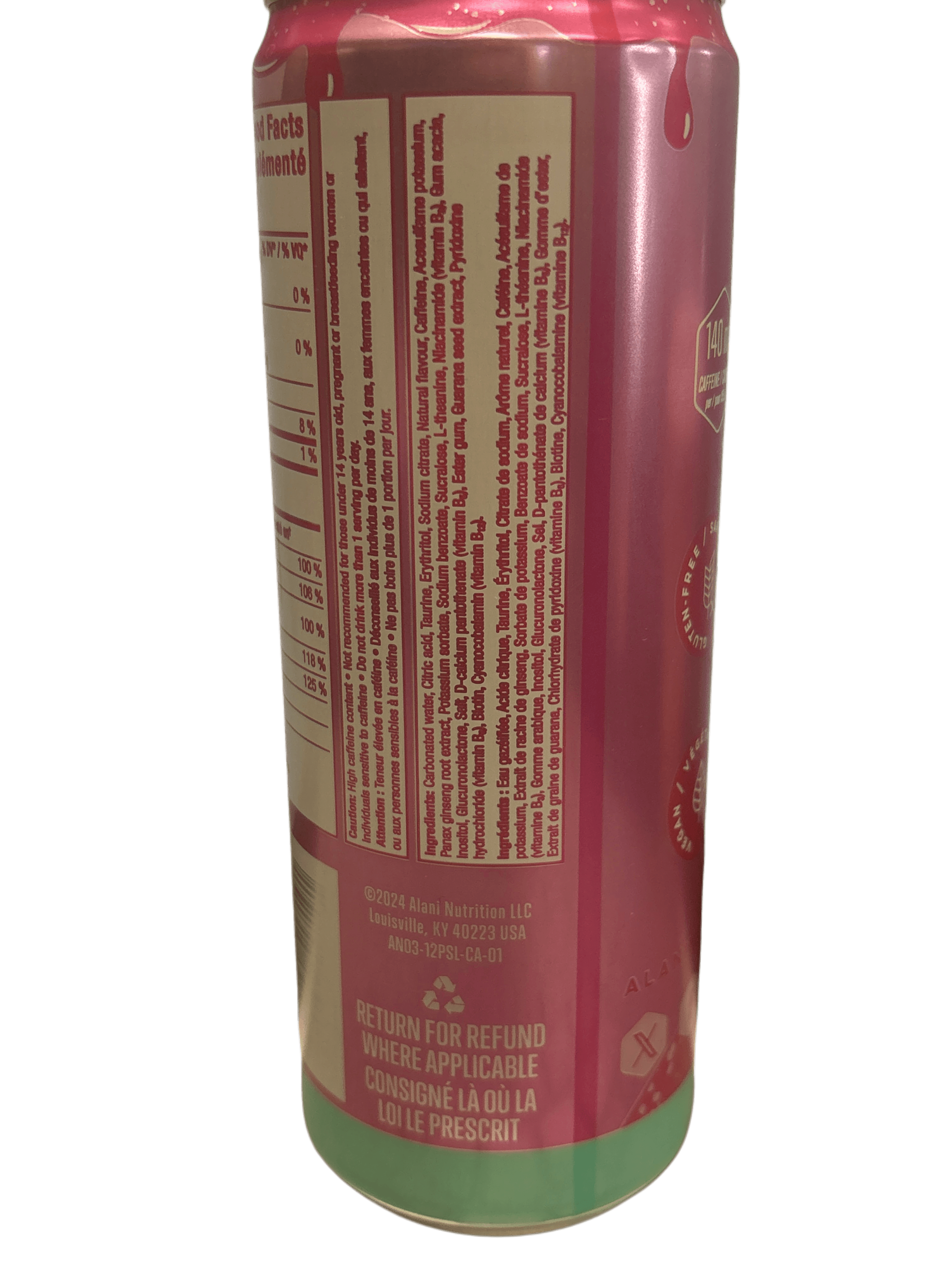 Alani Nu Pink Slush Energy Drink 355ML - Canada Edition - www.Shopthatapp.com