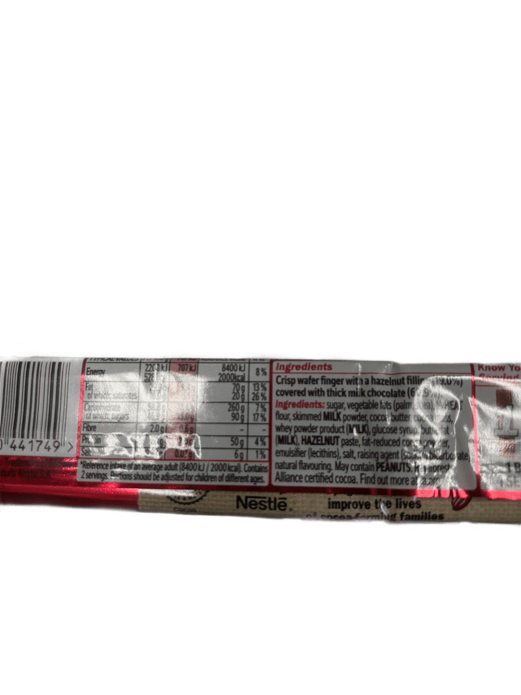 Kit Kat Chunky Hazelnut Cream Duo Chocolate Bar 68G - U.K Edition - www.Shopthatapp.com