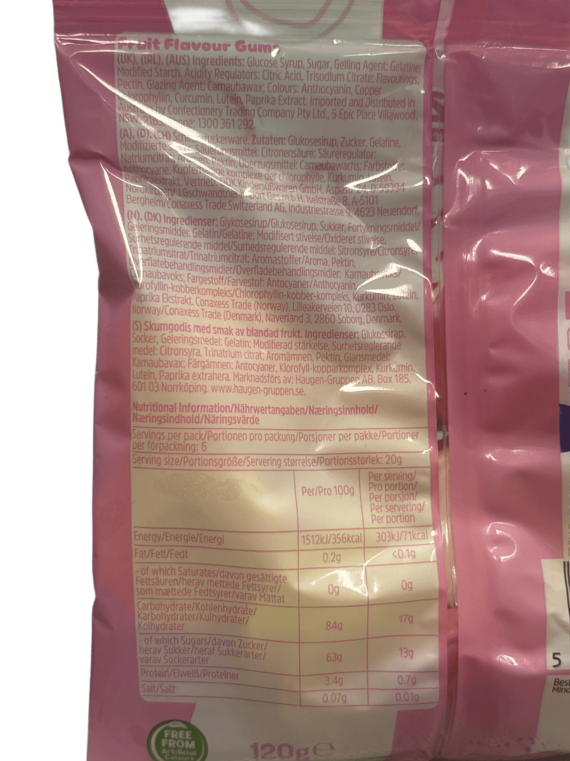 Squashies Love Hearts Mixed Fruit 120G - U.K Edition - www.Shopthatapp.com