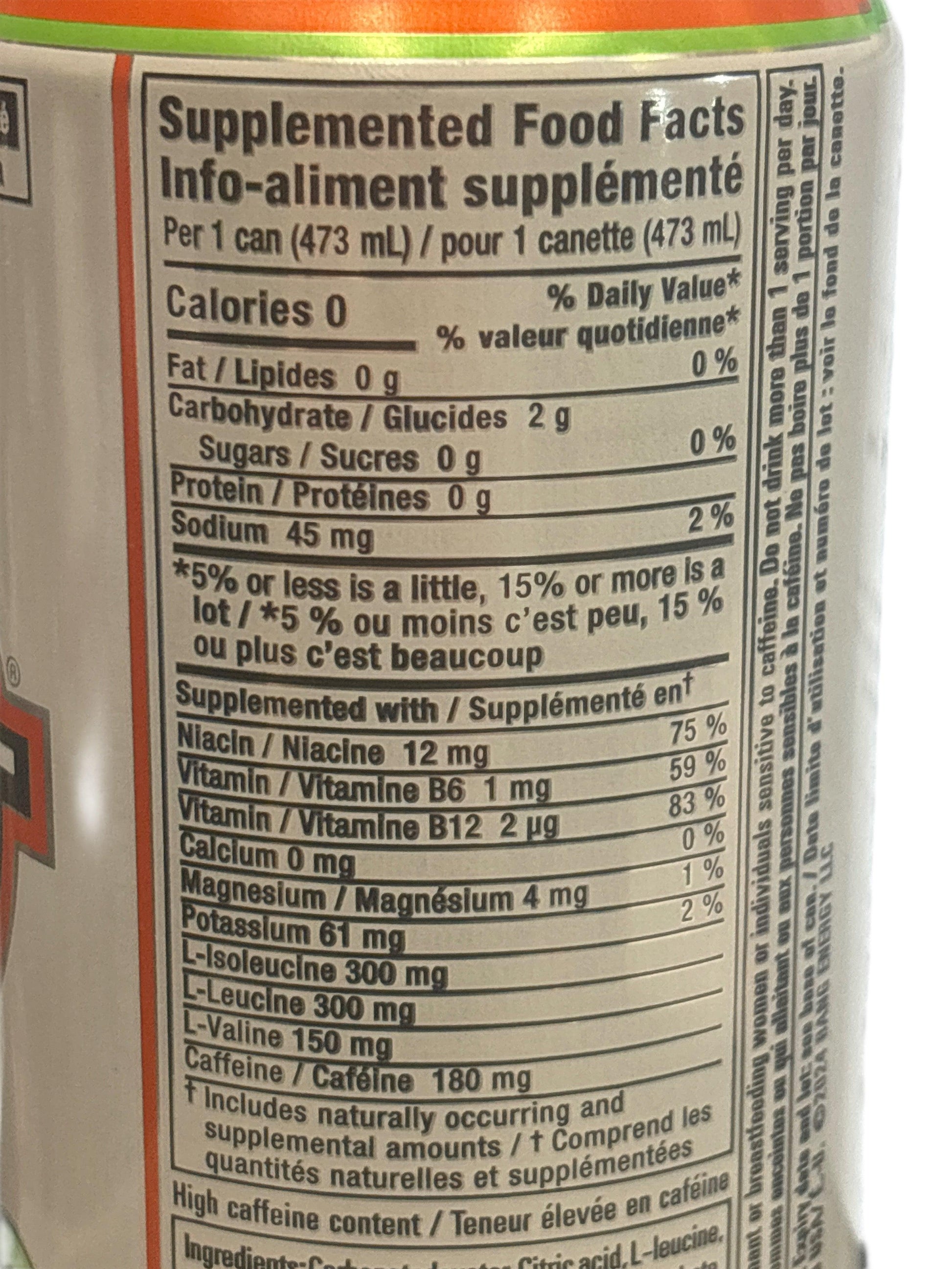 BANG Energy Peach Mango Drink 473ML - Canada Edition - www.Shopthatapp.com