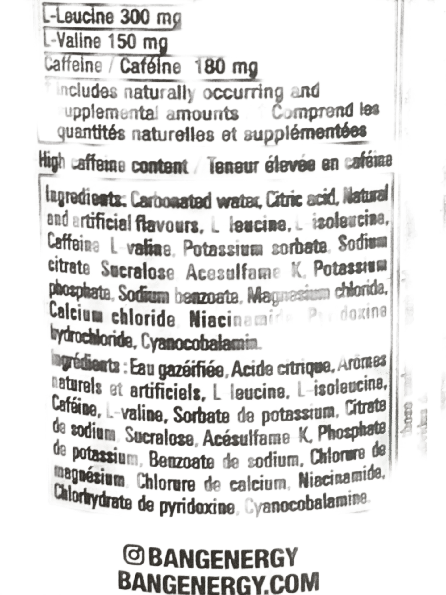 BANG Energy Zero Sugar Black Cherry Drink 473ML - Canada Edition - www.Shopthatapp.com