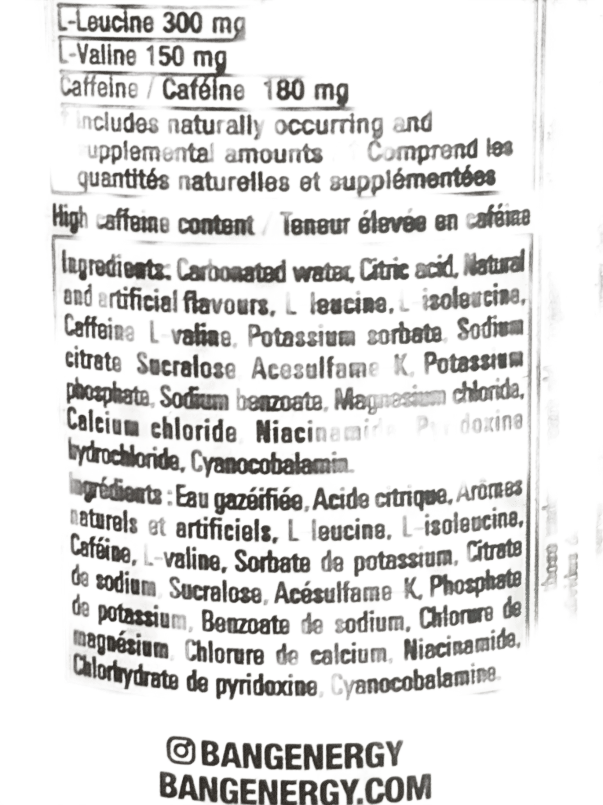 BANG Energy Zero Sugar Black Cherry Drink 473ML - Canada Edition - www.Shopthatapp.com