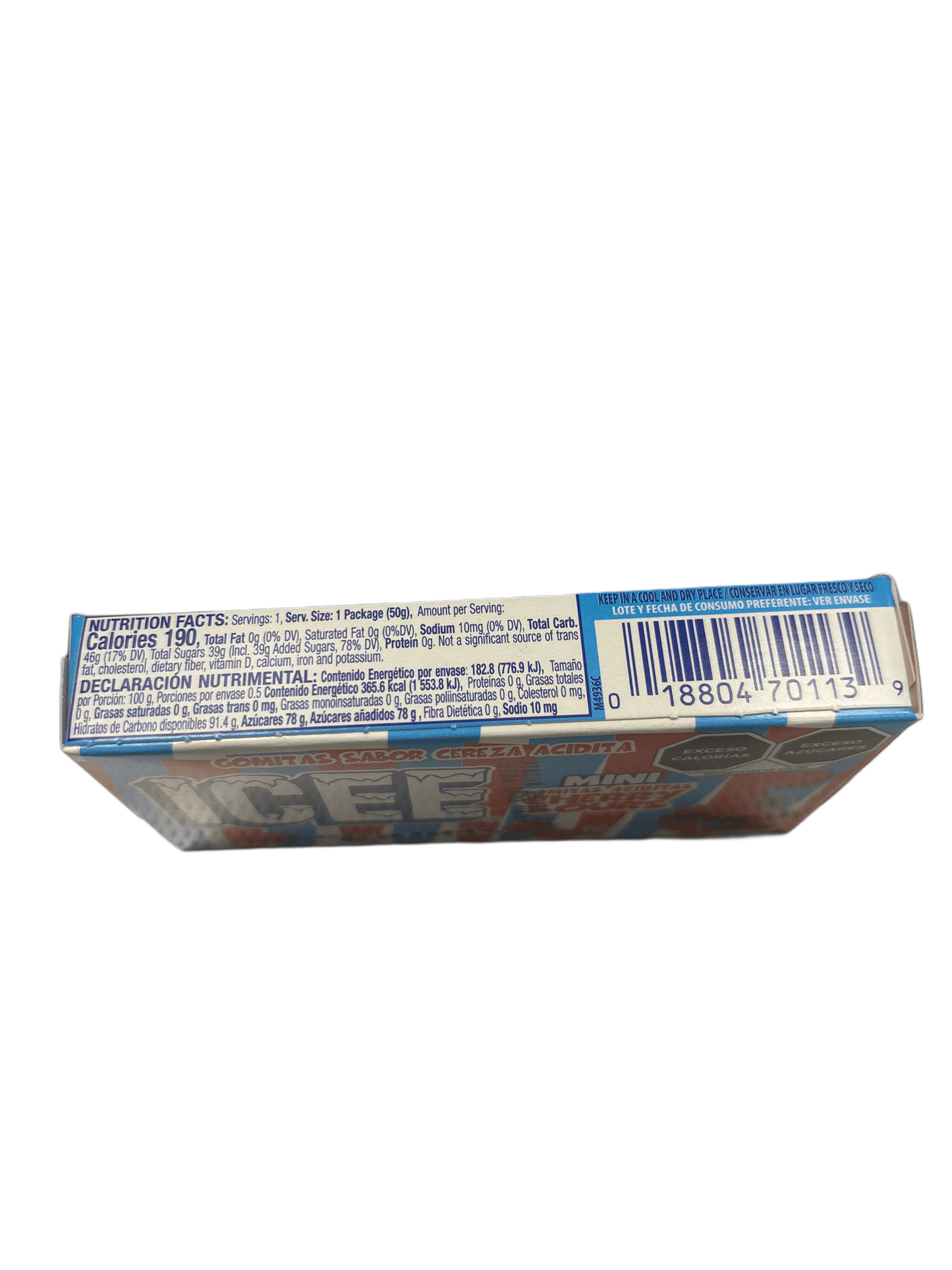 Canel's Icee Mini Cherry Sours Jelly Beans 50G - Mexican Edition - www.Shopthatapp.com