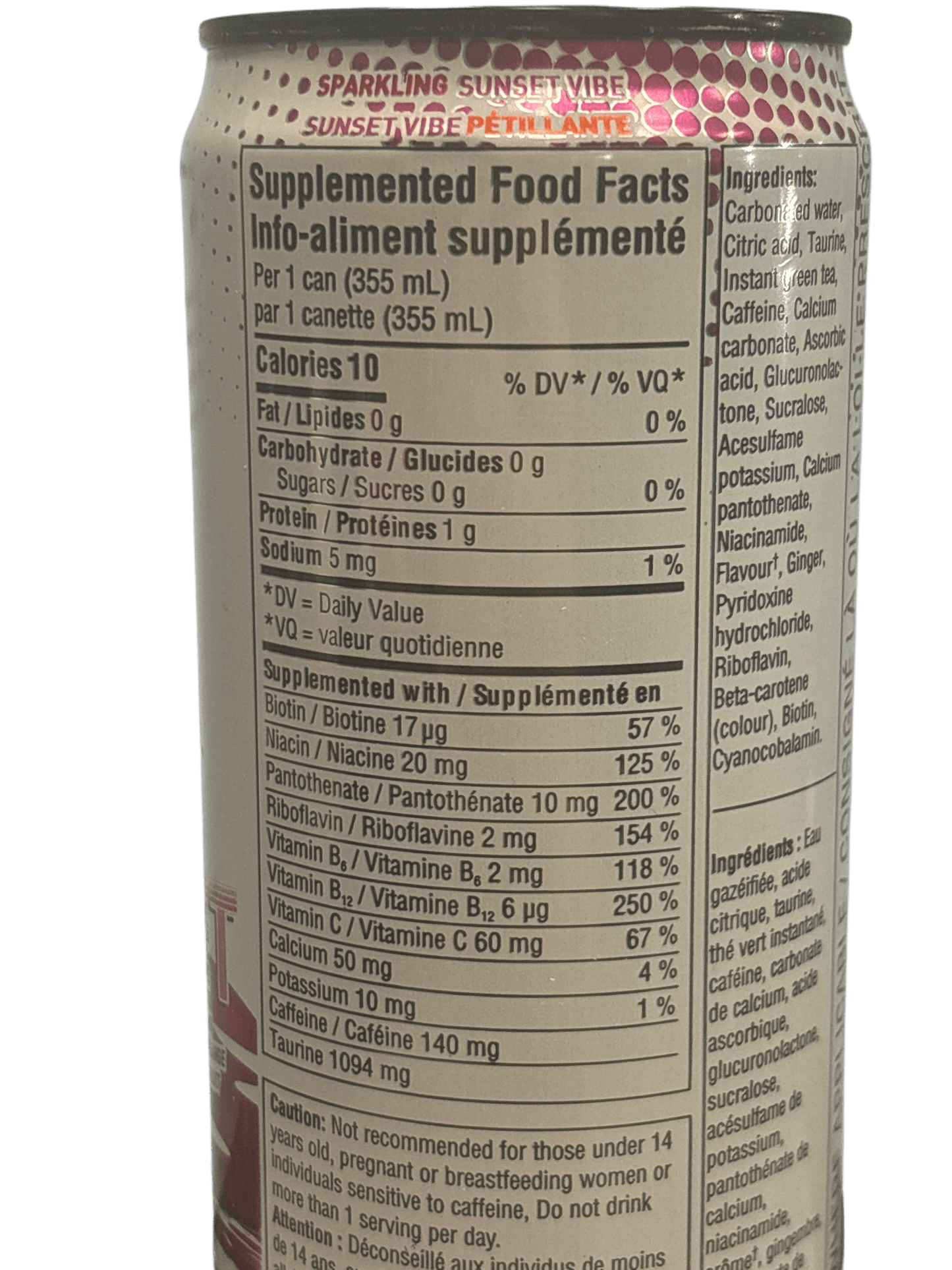 Celsius Sunset Vibe Energy Drink 355ML - Canada Edition - www.Shopthatapp.com