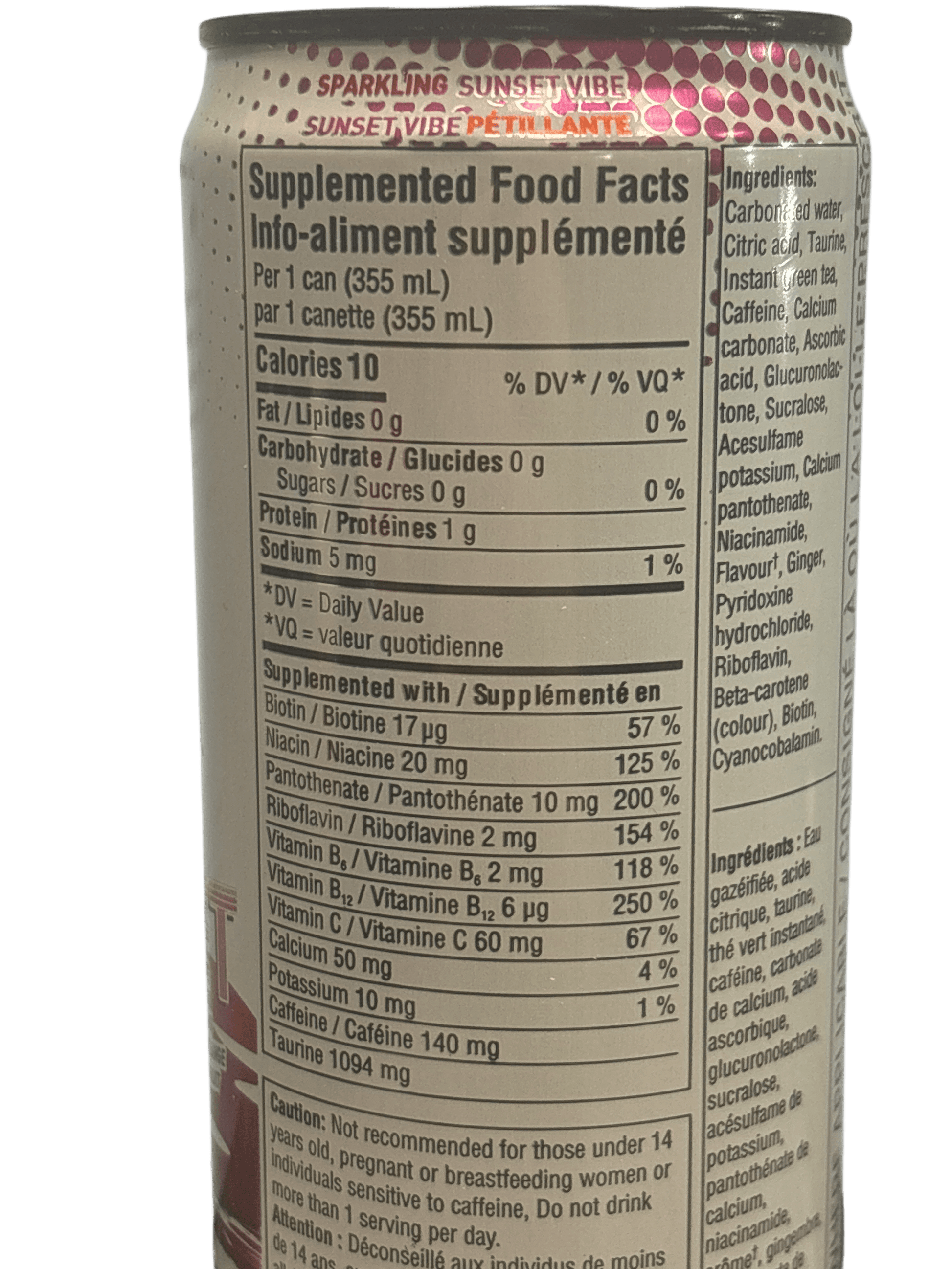 Celsius Sunset Vibe Energy Drink 355ML - Canada Edition - www.Shopthatapp.com