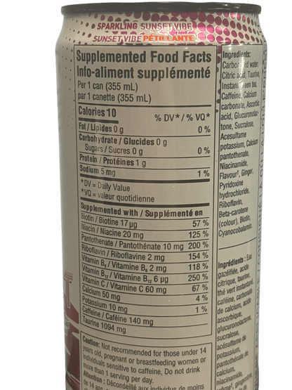 Celsius Sunset Vibe Energy Drink 355ML - Canada Edition - www.Shopthatapp.com