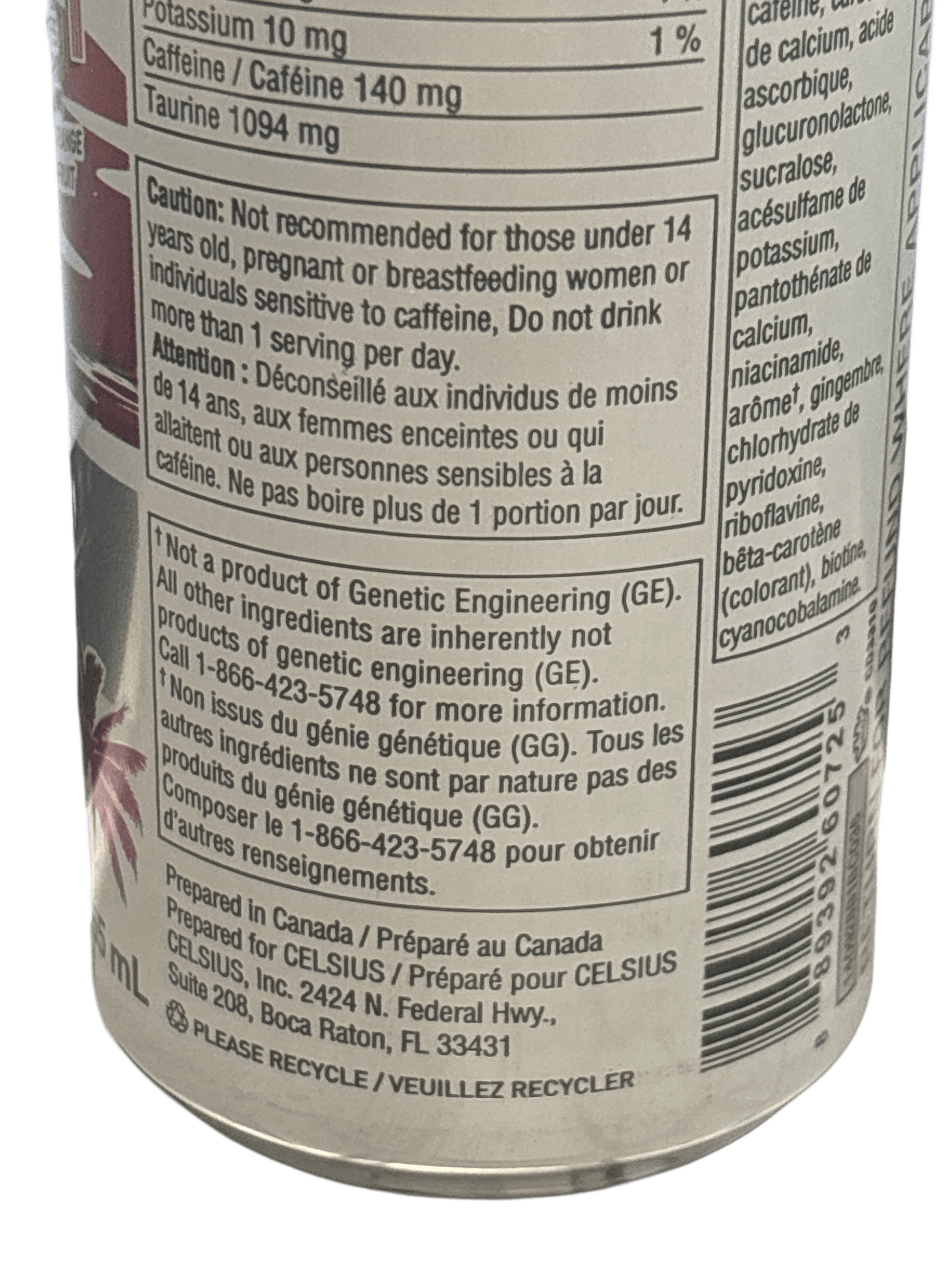 Celsius Sunset Vibe Energy Drink 355ML - Canada Edition - www.Shopthatapp.com