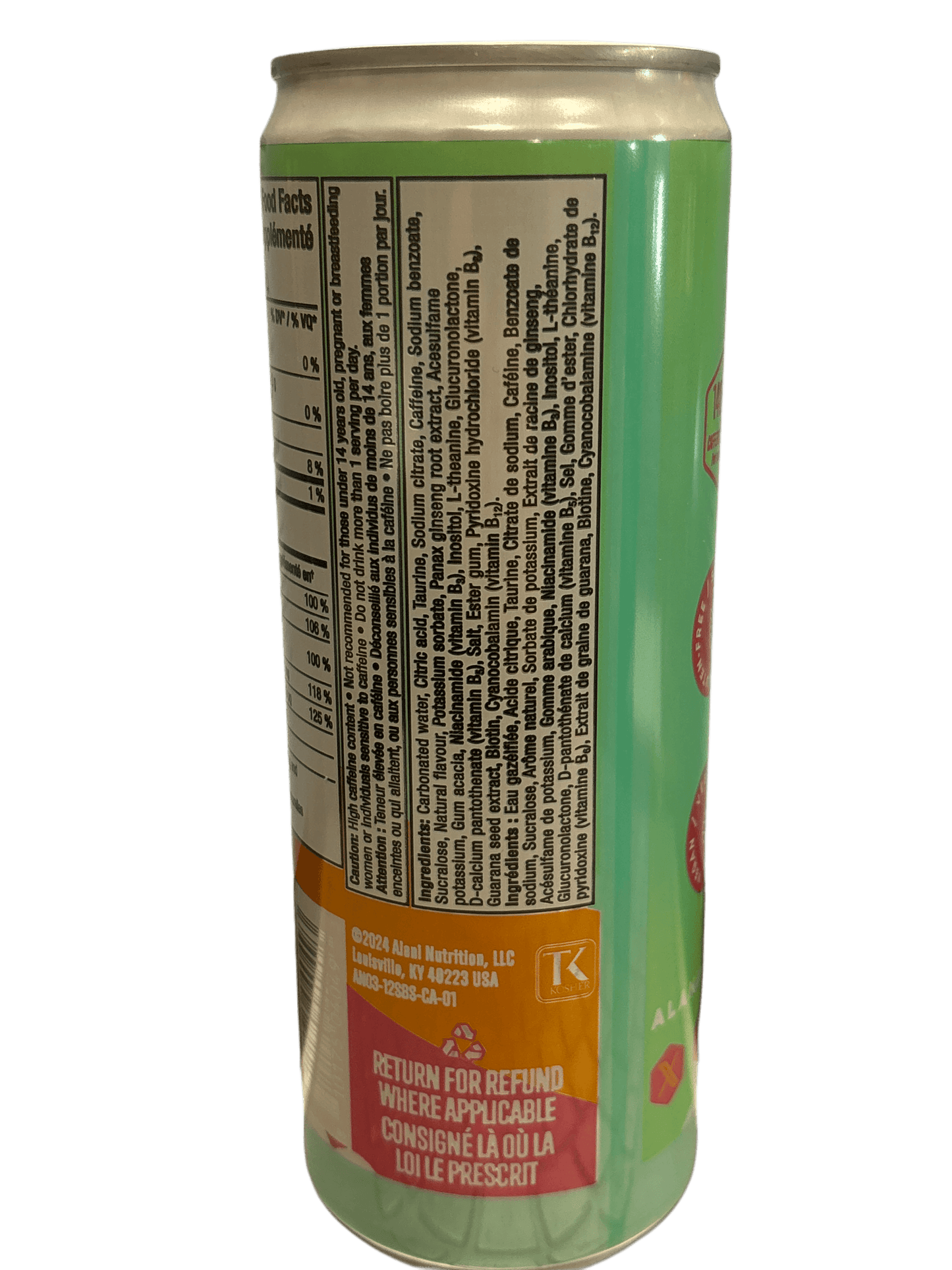 Alani Nu Sherbet Swirl Sorbet Energy Drink 500ML - Canadian Edition - www.Shopthatapp.com