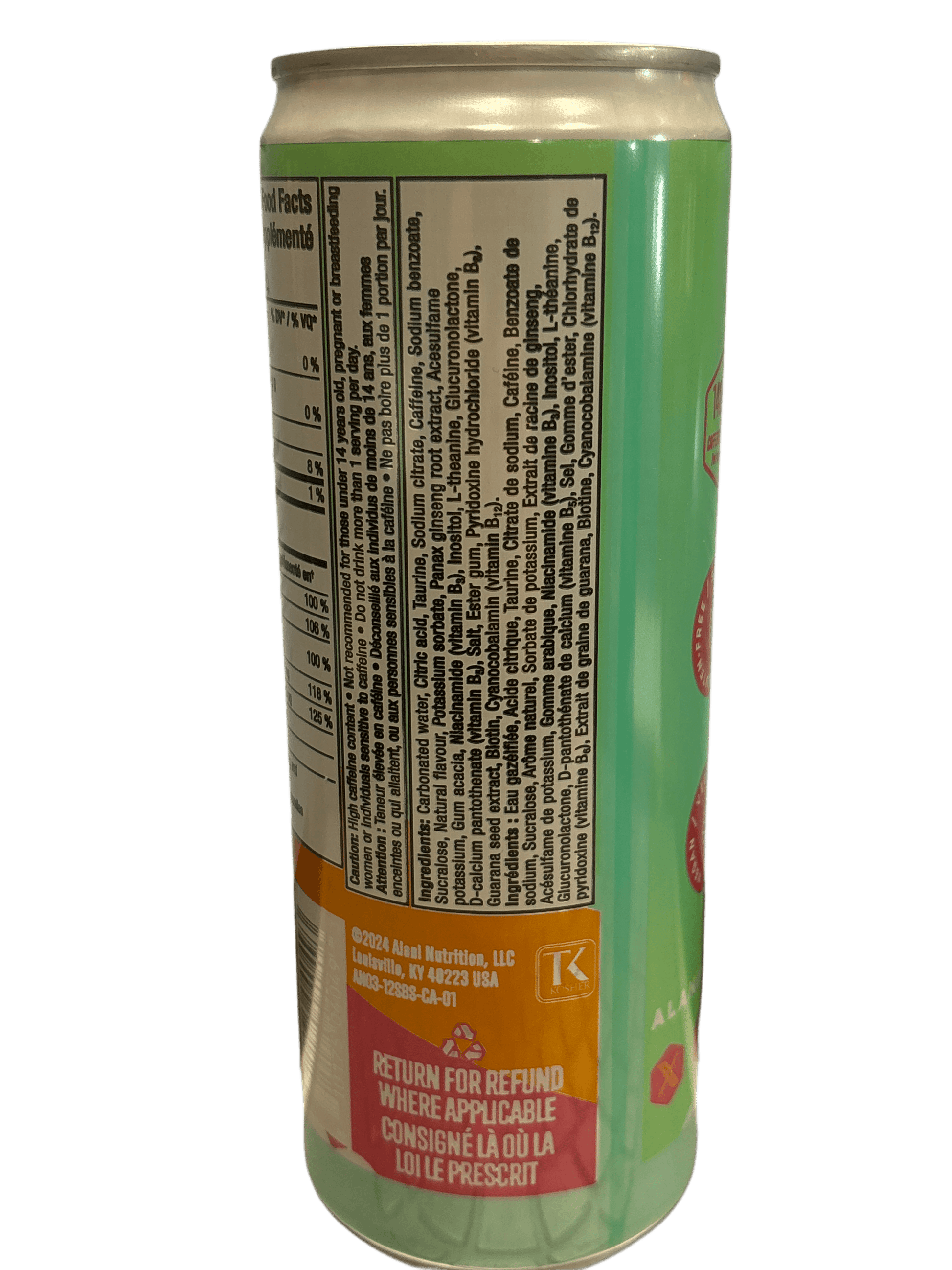 Alani Nu Sherbet Swirl Sorbet Energy Drink 500ML - Canadian Edition - www.Shopthatapp.com