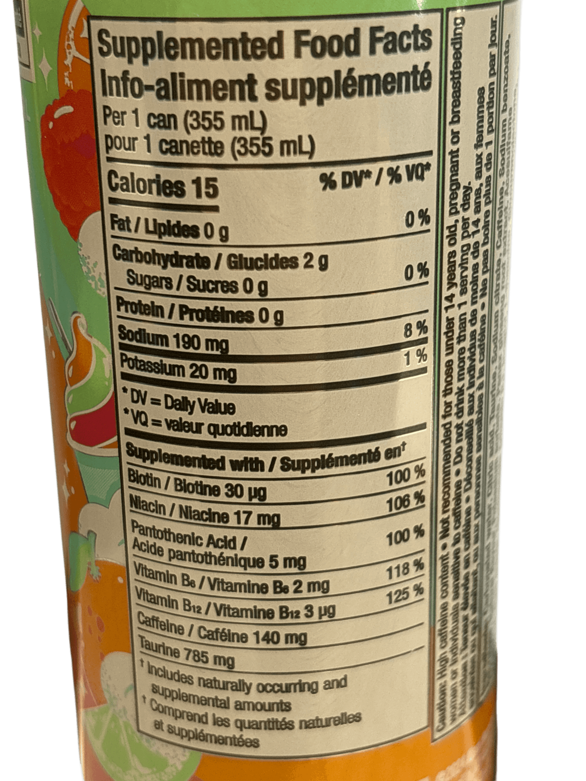 Alani Nu Sherbet Swirl Sorbet Energy Drink 500ML - Canadian Edition - www.Shopthatapp.com