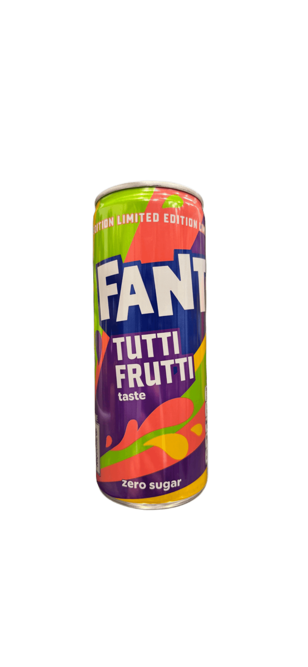 Fanta Tutti Fruitti Taste Zero Sugar Drink 250ML - U.K Limited Edition - www.Shopthatapp.com