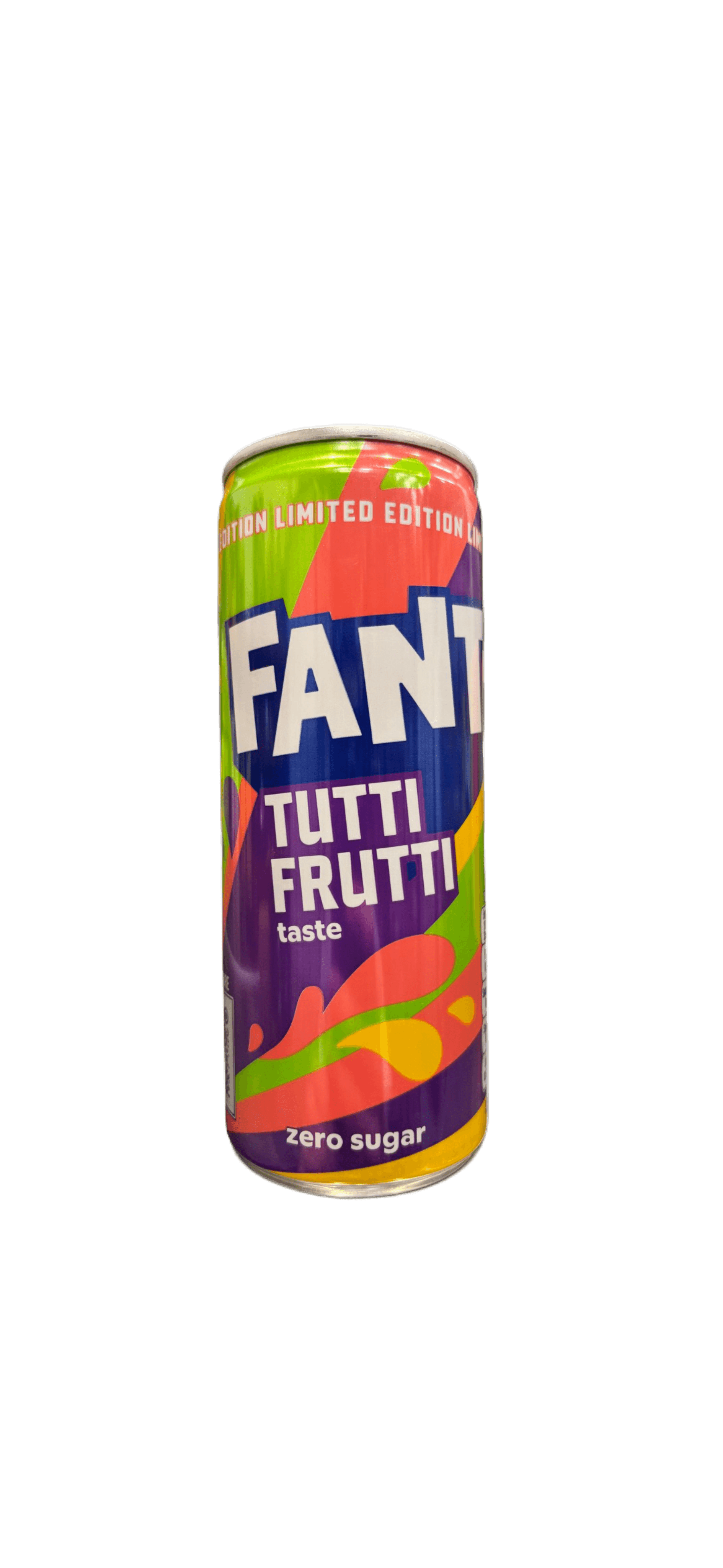 Fanta Tutti Fruitti Taste Zero Sugar Drink 250ML - U.K Limited Edition - www.Shopthatapp.com