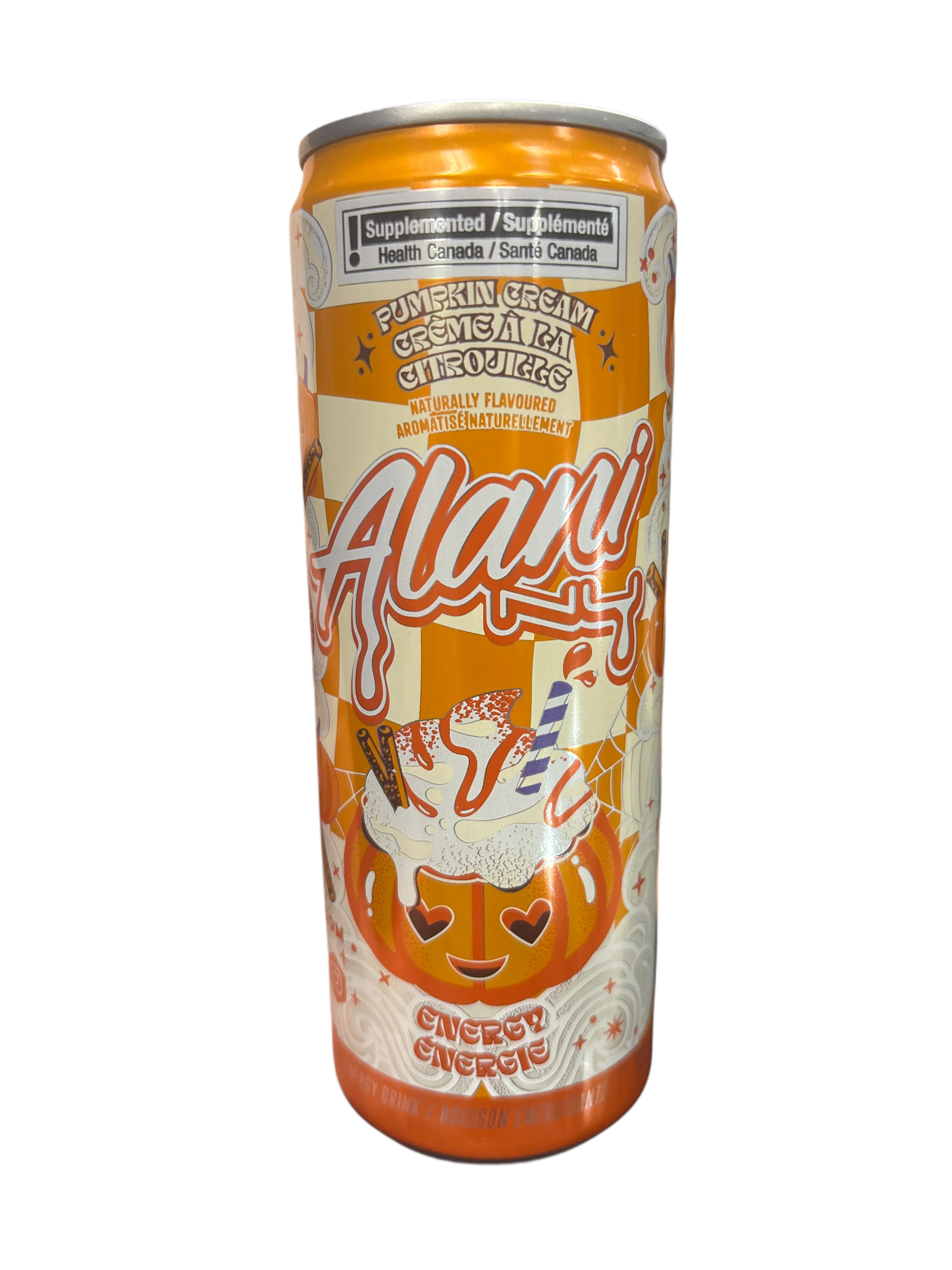 Alani Nu Pumpkin Cream Energy Drink 355ML Halloween Exclusive - Canada Edition - www.Shopthatapp.com