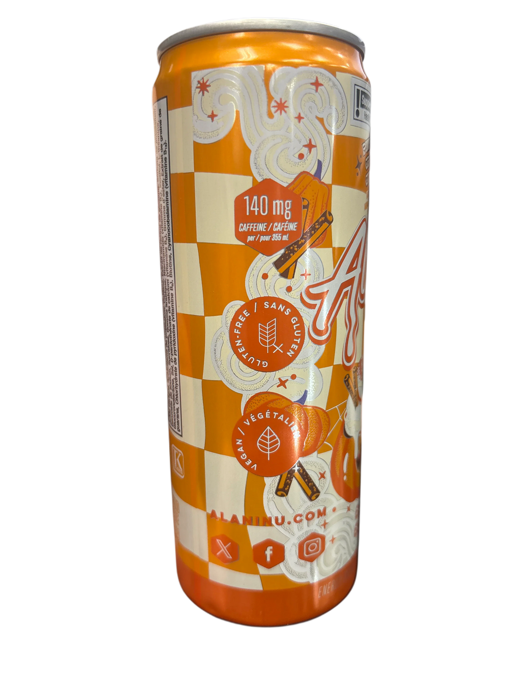 Alani Nu Pumpkin Cream Energy Drink 355ML Halloween Exclusive - Canada Edition - www.Shopthatapp.com