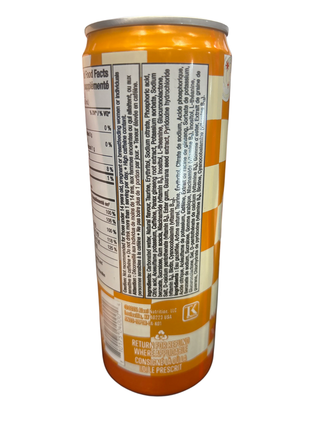 Alani Nu Pumpkin Cream Energy Drink 355ML Halloween Exclusive - Canada Edition - www.Shopthatapp.com