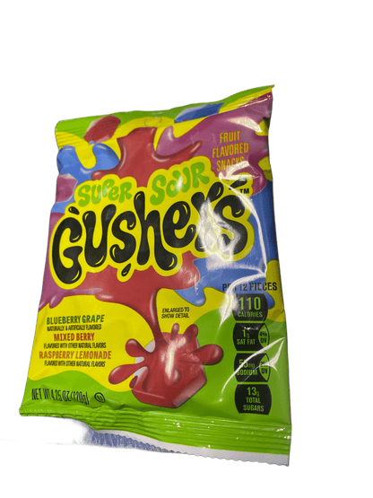 Fruit Gushers Super Sour Berry Bag 4.25OZ - U.S Edition - www.Shopthatapp.com