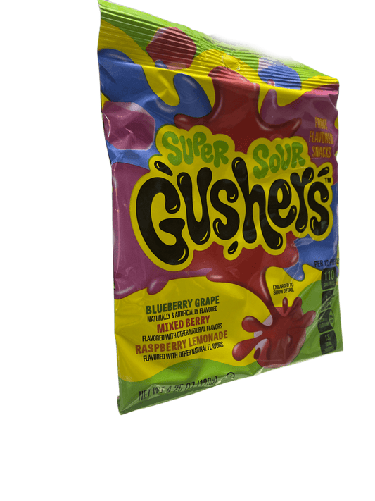 Fruit Gushers Super Sour Berry Bag 4.25OZ - U.S Edition - www.Shopthatapp.com
