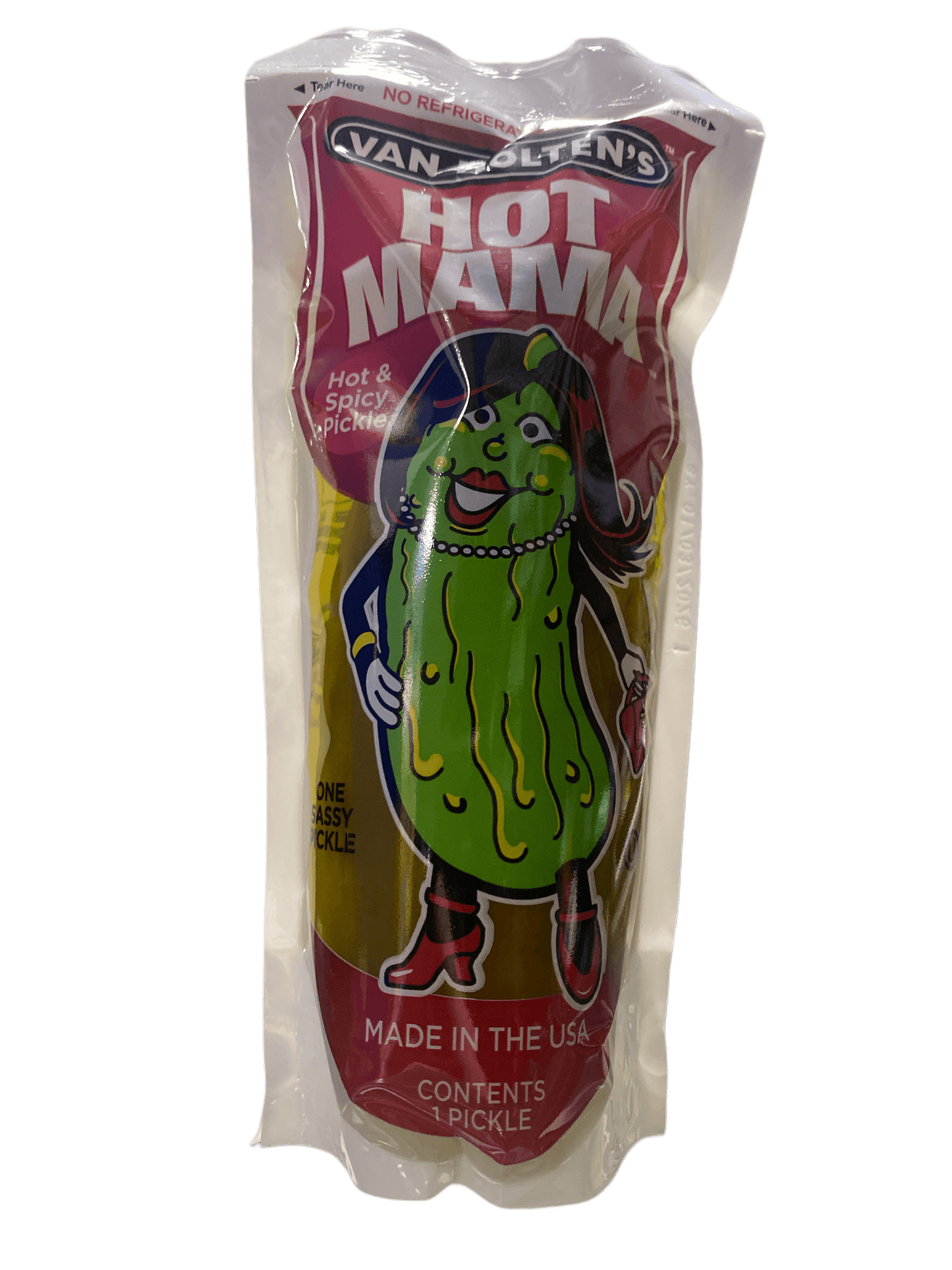 Van Holten’s Hot Mama Jumbo Pickle In A Pouch - www.Shopthatapp.com