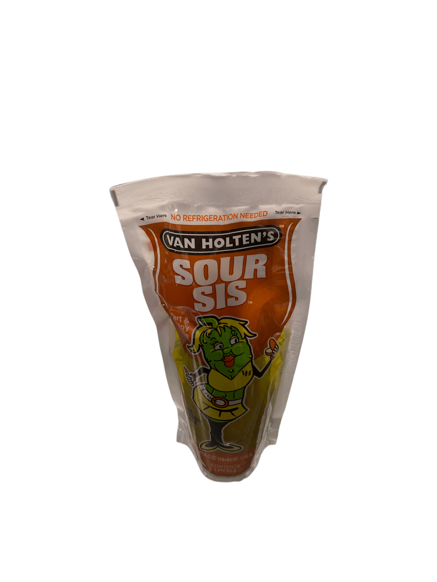 Van Holten’s Sour Sis Jumbo Pickle In A Pouch - www.Shopthatapp.com