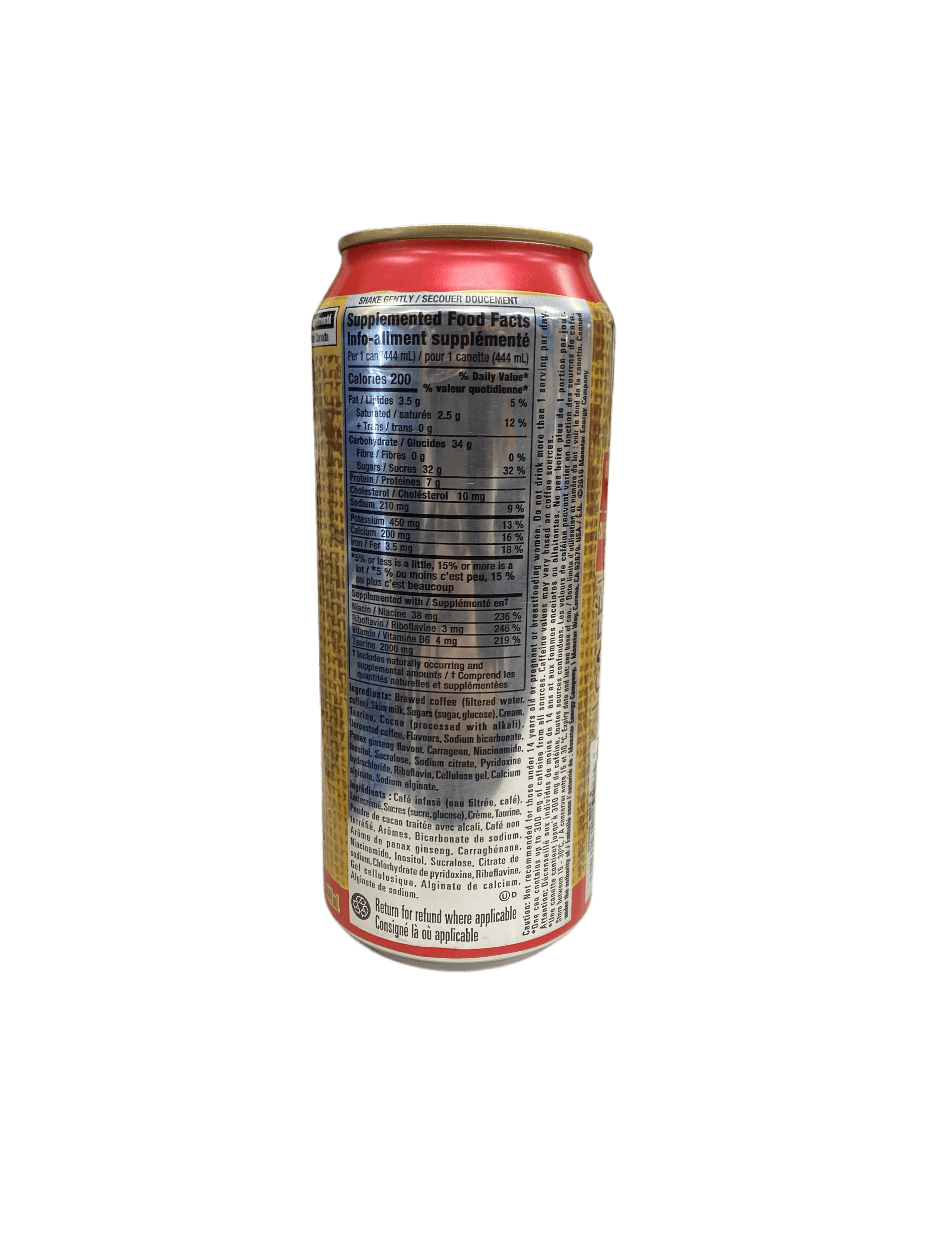 Monster Energy Java Mocha Triple Shot 444ML - Canadian Edition - www.Shopthatapp.com