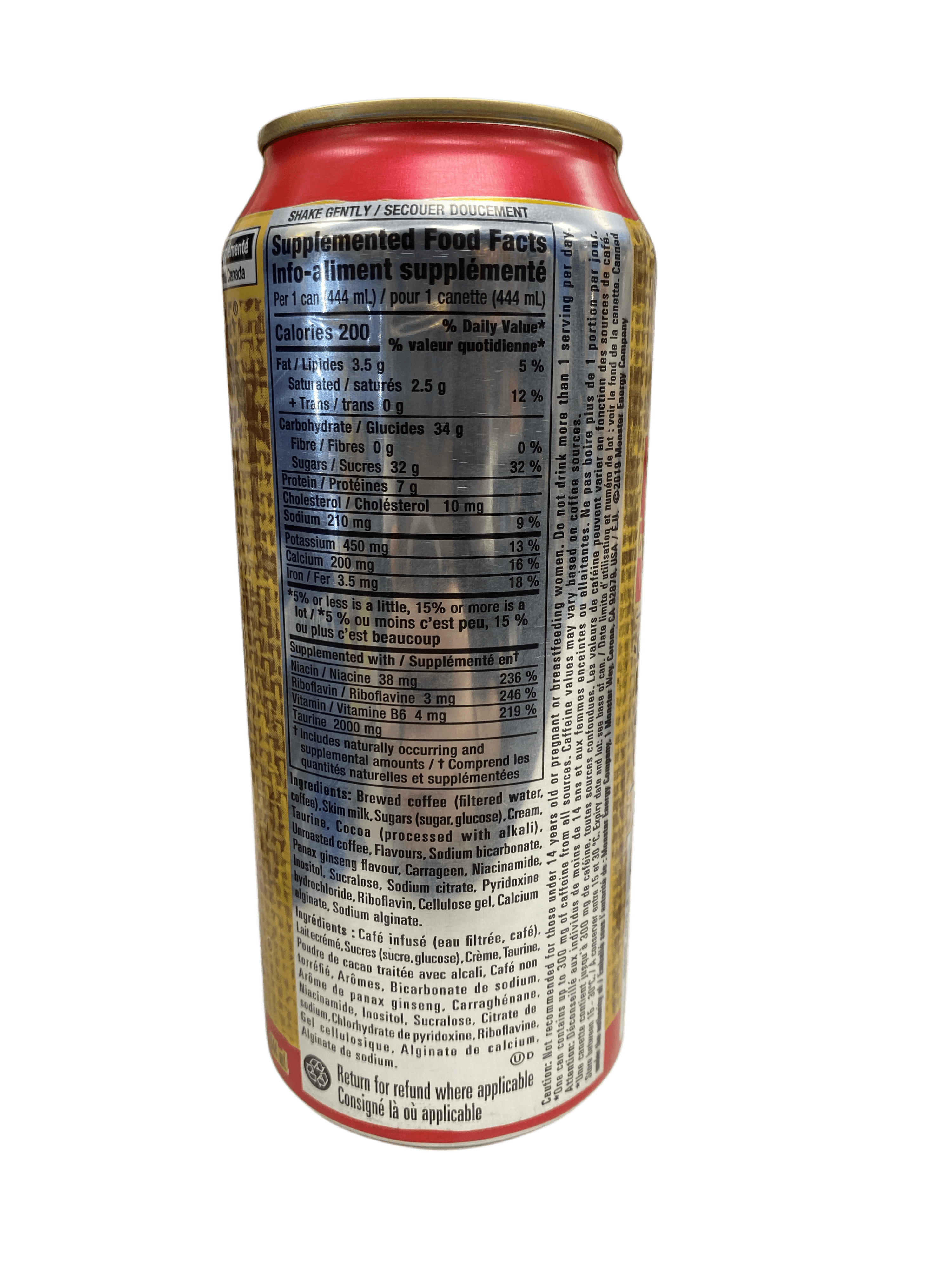 Monster Energy Java Mocha Triple Shot 444ML - Canadian Edition - www.Shopthatapp.com