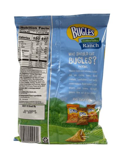Bugles Hidden Valley Ranch - 3 OZ - www.Shopthatapp.com